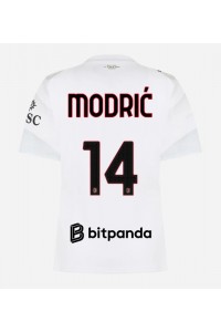 AC Milan Luka Modric #14 Jalkapallovaatteet Naisten Vieraspaita 2026-27 Lyhythihainen